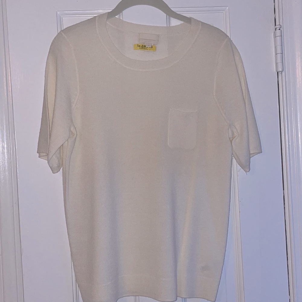 JCrew Collection tissue cashmere tee